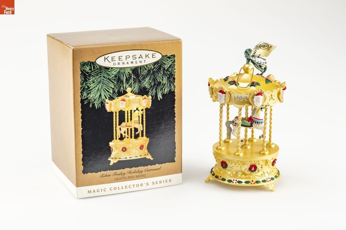 Hallmark "Tobin Fraley Holiday Carousel Series" Christmas Ornament, 1994