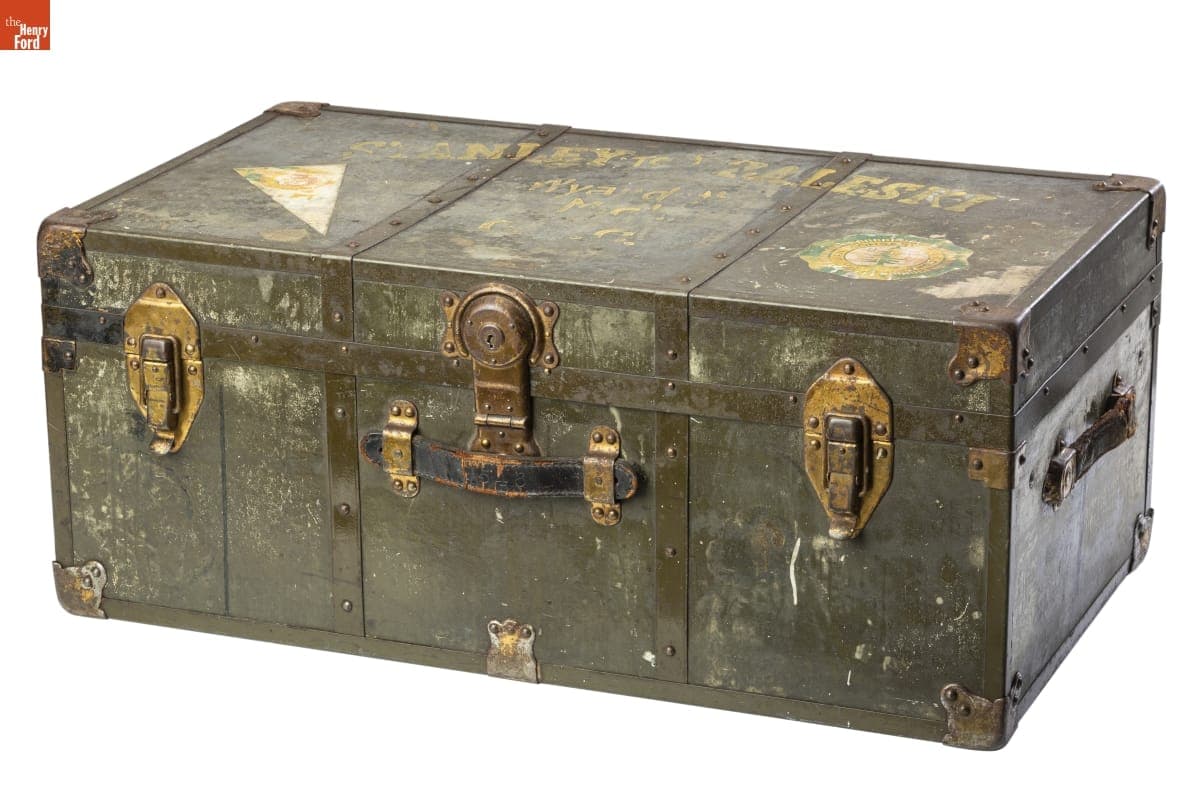 Civilian Conservation Corps Trunk, Used by Stanley Zaleski, 1934