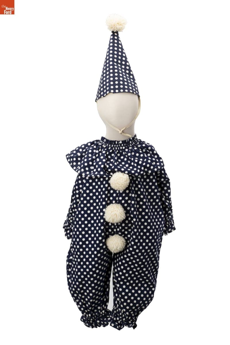 Clown Halloween Costume, Worn by Kevin Nietering in 1995