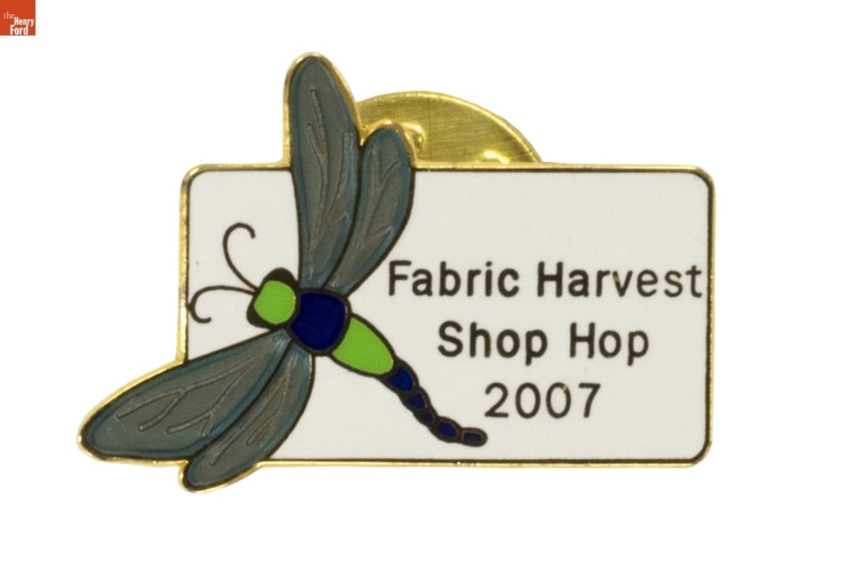 Pumpkin Patch Fabric Harvest Shop Hop Pin, 2007