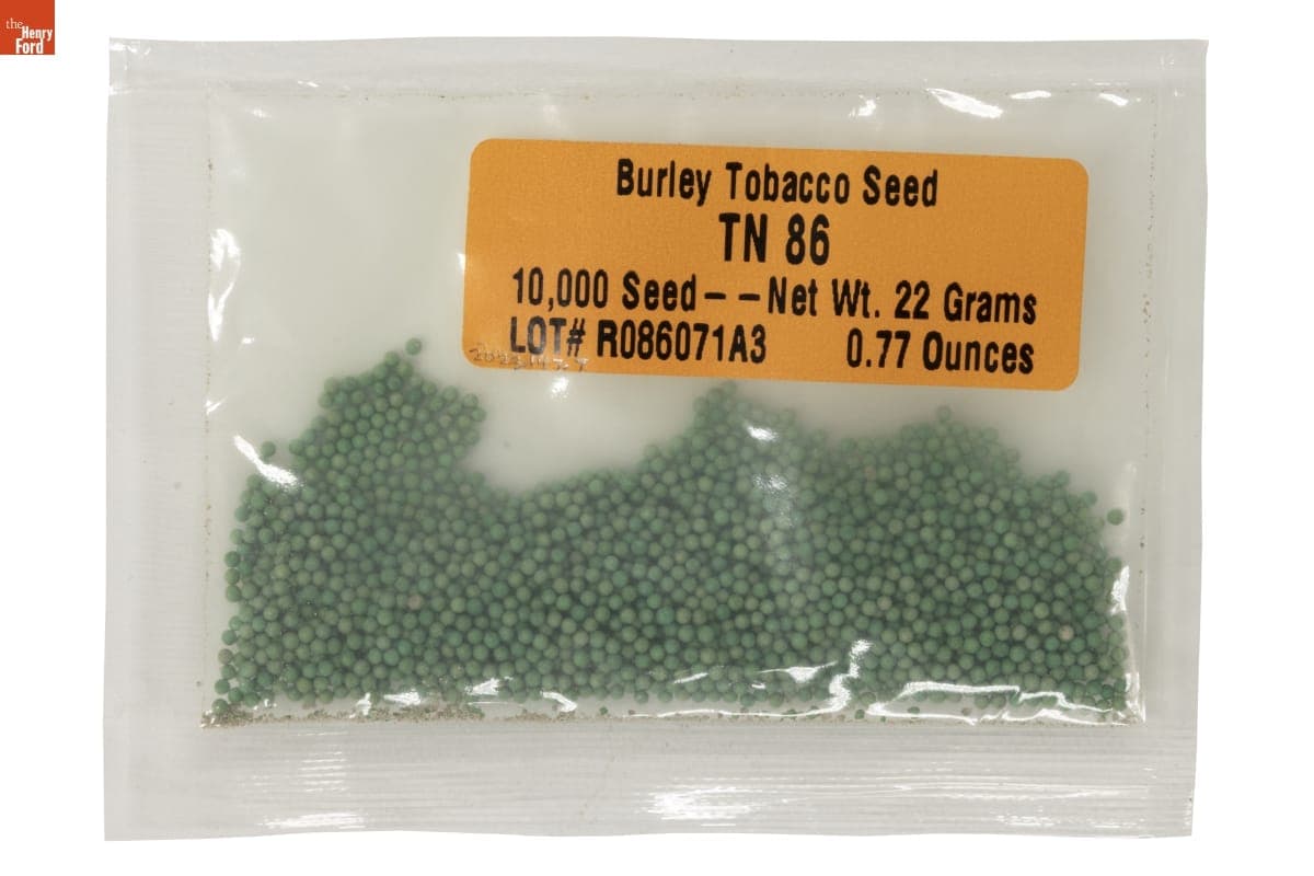 Pelleted TN 86 Burley Tobacco Seed, 1986-2023