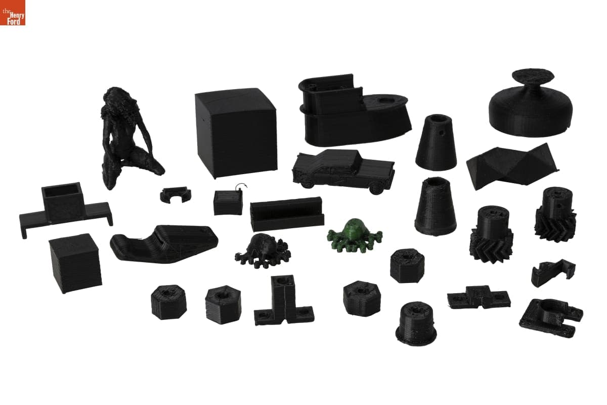 Objects Printed by MakerBot "Cupcake" CNC 3D Printer, 2010-2013