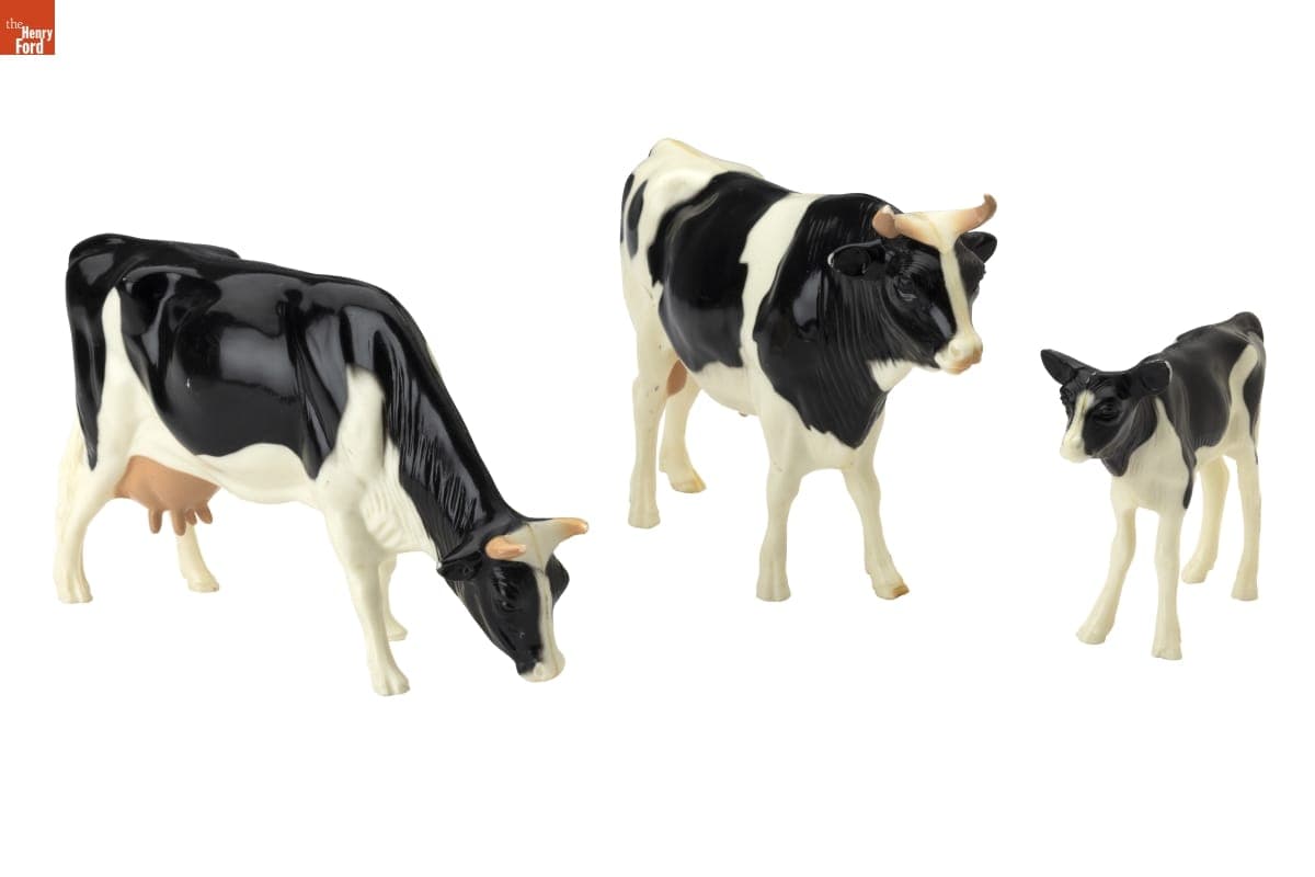 Toy Holstein Dairy Cattle, circa 1965