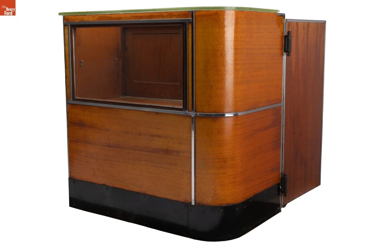 Cashier's Booth Used in the Corriveau's Diner, Gilmanton, New Hampshire, 1947