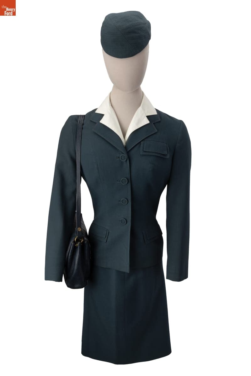 Handbag Carried by Northwest Orient Airlines Stewardess Judith Zeller, 1962