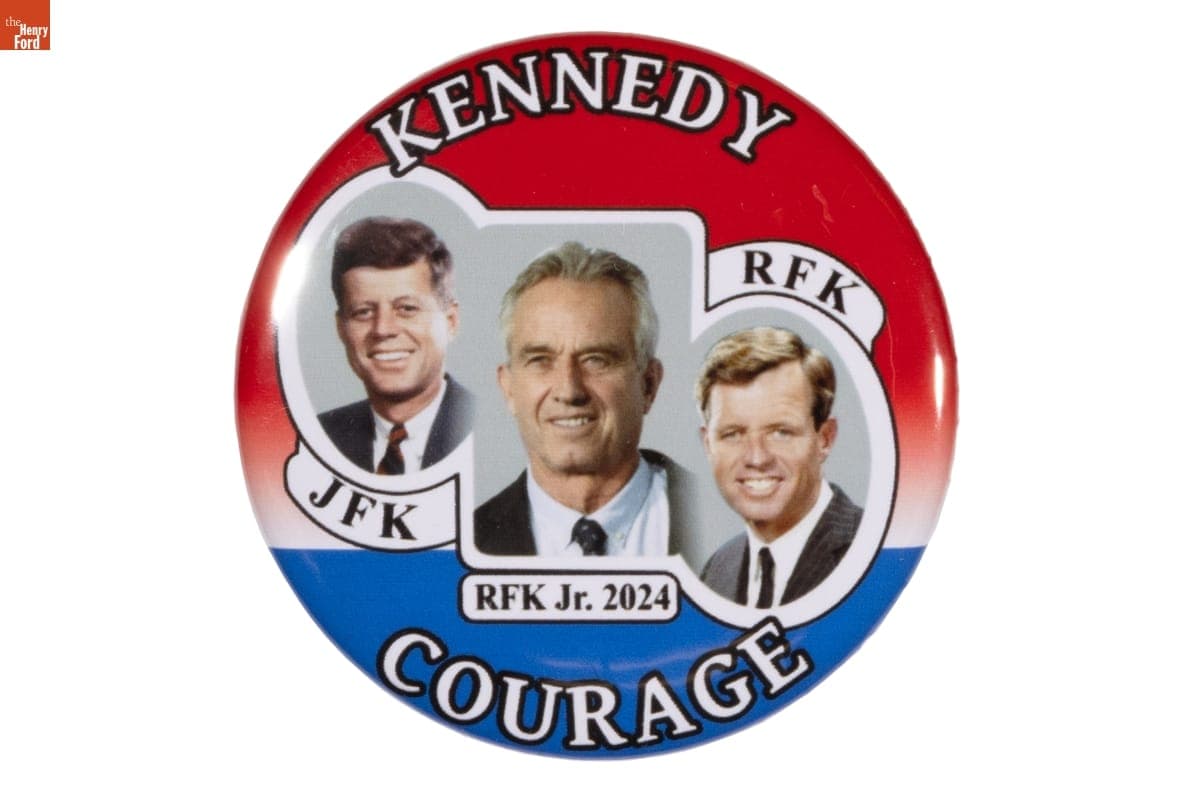 Robert F. Kennedy, Jr., "Kennedy Courage" Campaign Button, 2024