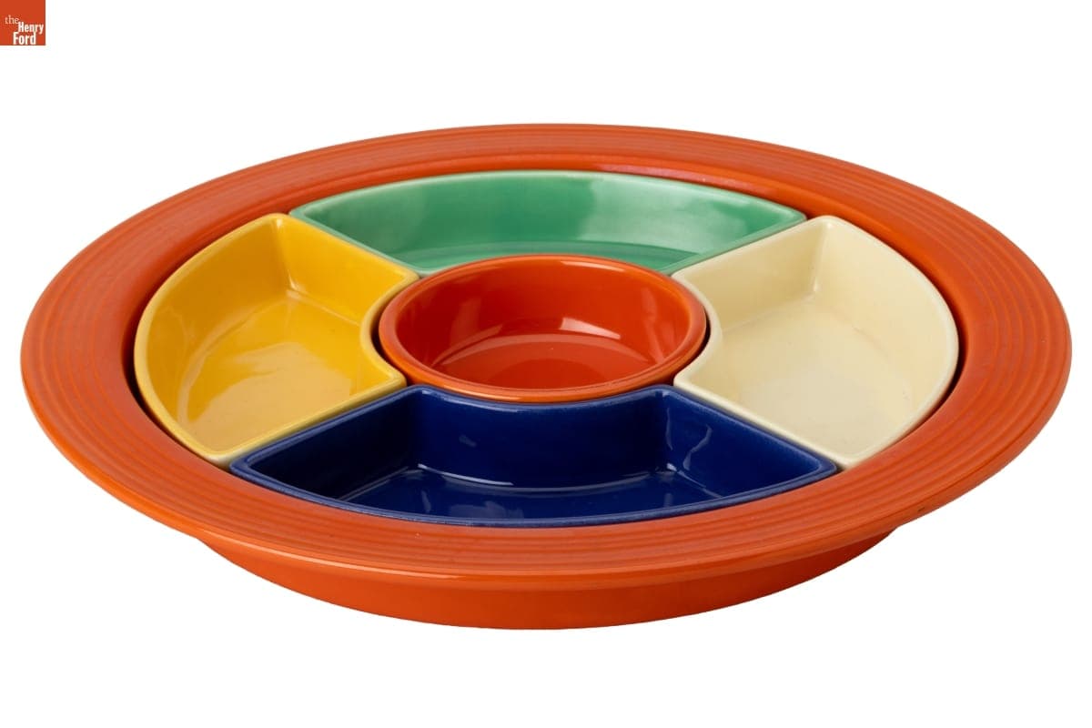 Fiesta Ware Relish Tray, 1936-1943
