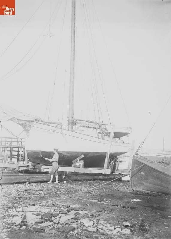Canarsie, Washing off the Barnacles, 1890-1915