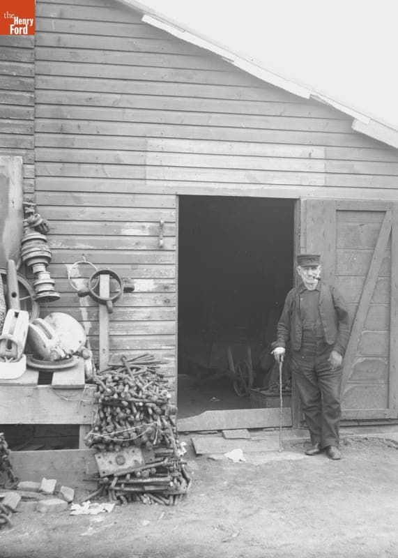 Tebo's Basin in Spring, "Old Character," 1890-1915