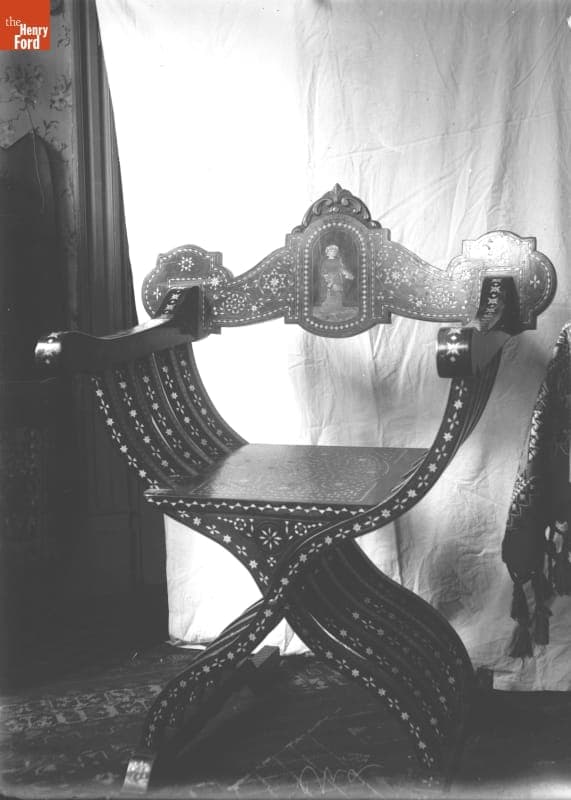 Chair, Inlaid, 1890-1915