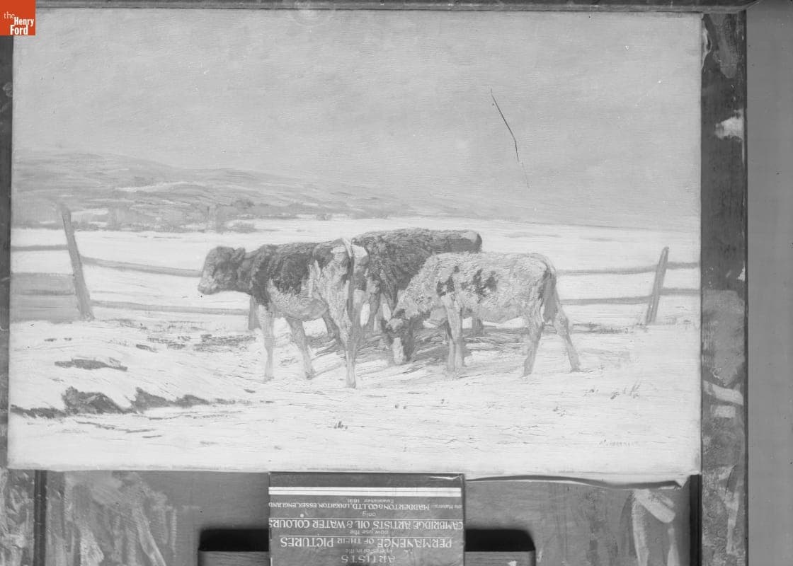 Painting, Sheep (Max Hermann), 1890-1915