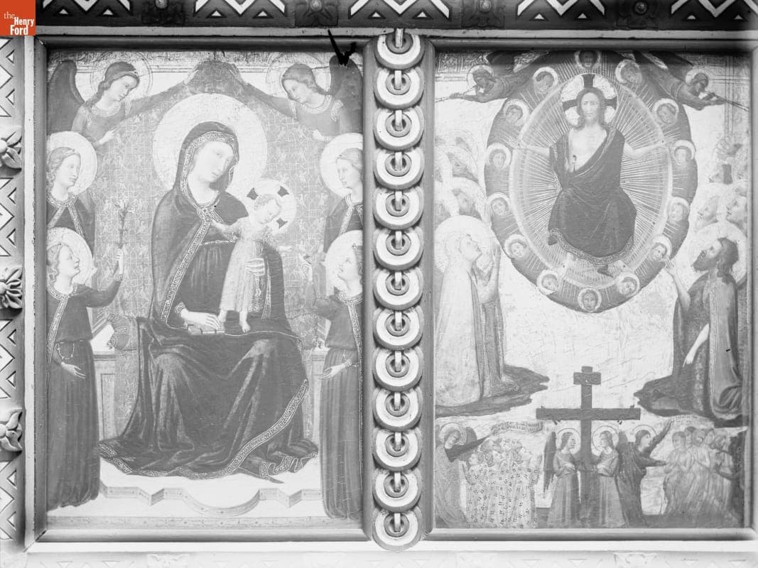 Paintings of Resurrection and Madonna and Child, 1890-1915