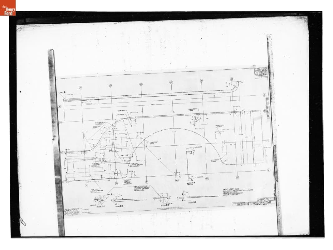 Drawing, "Panel - Body Side," Ford GPW, November 5, 1943