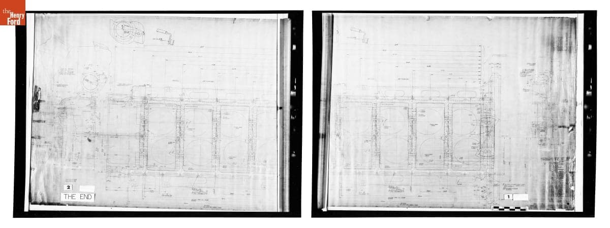 Drawing, "Cylinder Block, Sheet 3," Ford GAA Engine for M4A3 Medium Tank (M4 Sherman), January 20, 1943