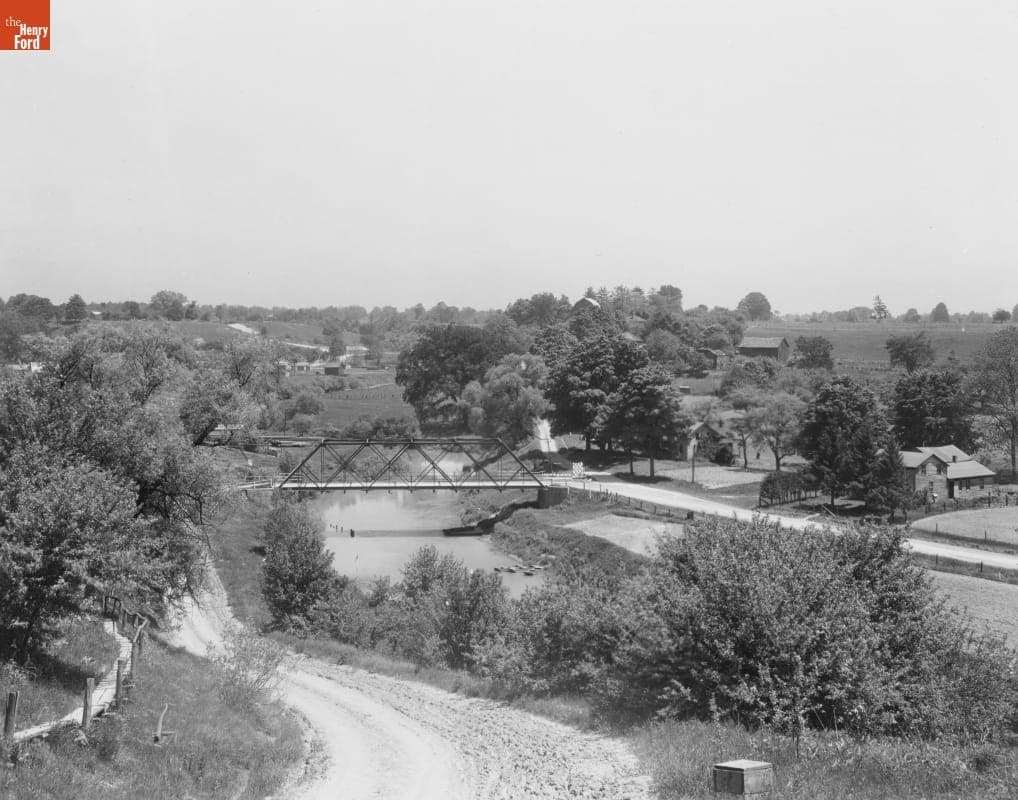 Edison Homestead at Its Original Site, Vienna, Ontario, Canada, June 1933