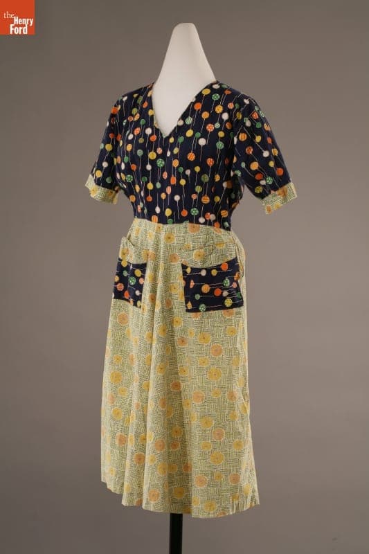 House Dress Made by Susana Allen Hunter, 1955-1965
