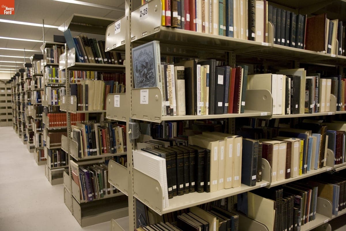 Collections Storage at Benson Ford Research Center, August 2006