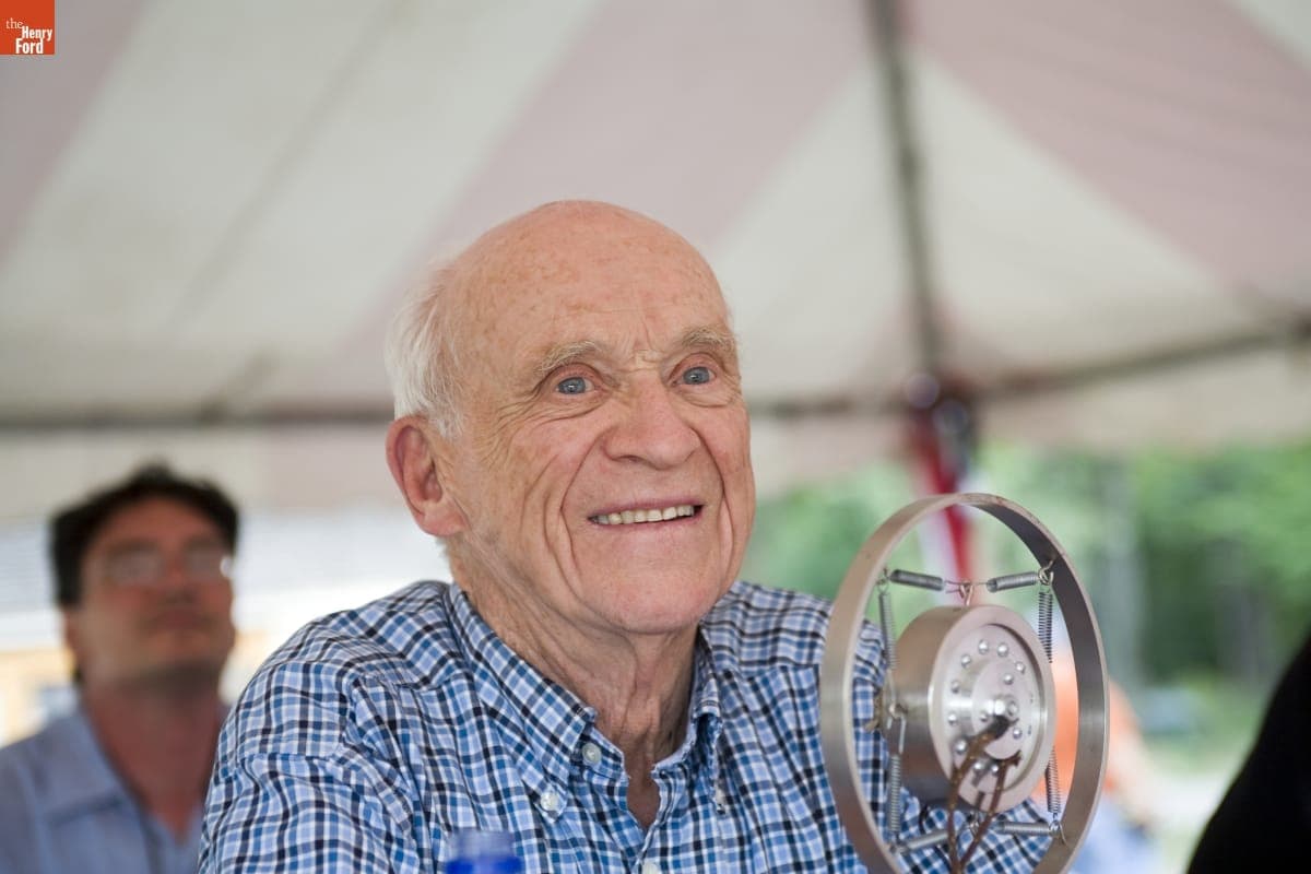 Ernie Harwell at the World Tournament of Historic Baseball in Greenfield Village, August 2007