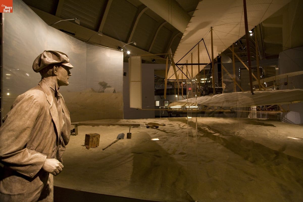 Replica of the 1903 Wright Flyer on Exhibit in Henry Ford Museum, September 2007