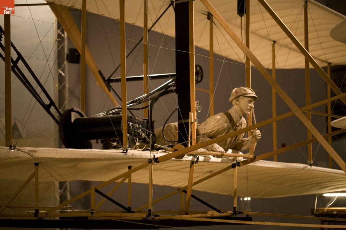 Replica of the 1903 Wright Flyer on Exhibit in Henry Ford Museum, September 2007