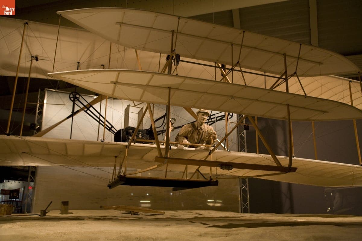 Replica of the 1903 Wright Flyer on Exhibit in Henry Ford Museum, September 2007