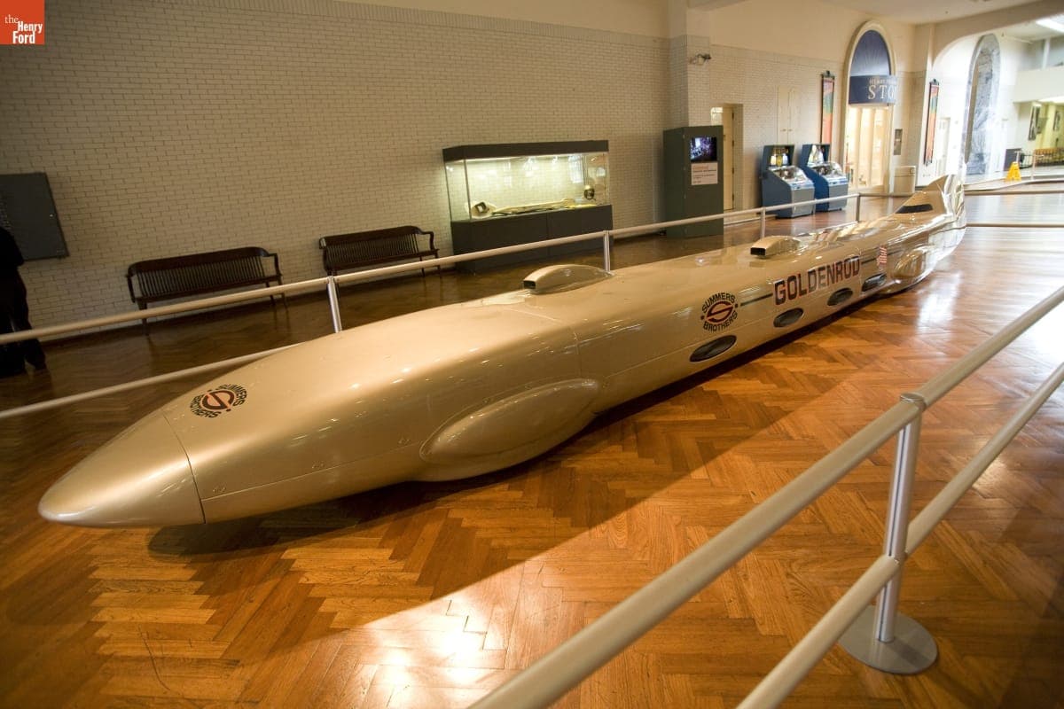 1965 Goldenrod Land Speed Race Car in Henry Ford Museum, September 2007