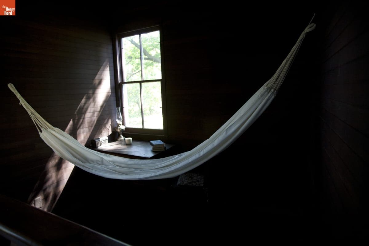 Interior View of Charles Steinmetz Cabin in Greenfield Village, September 2007