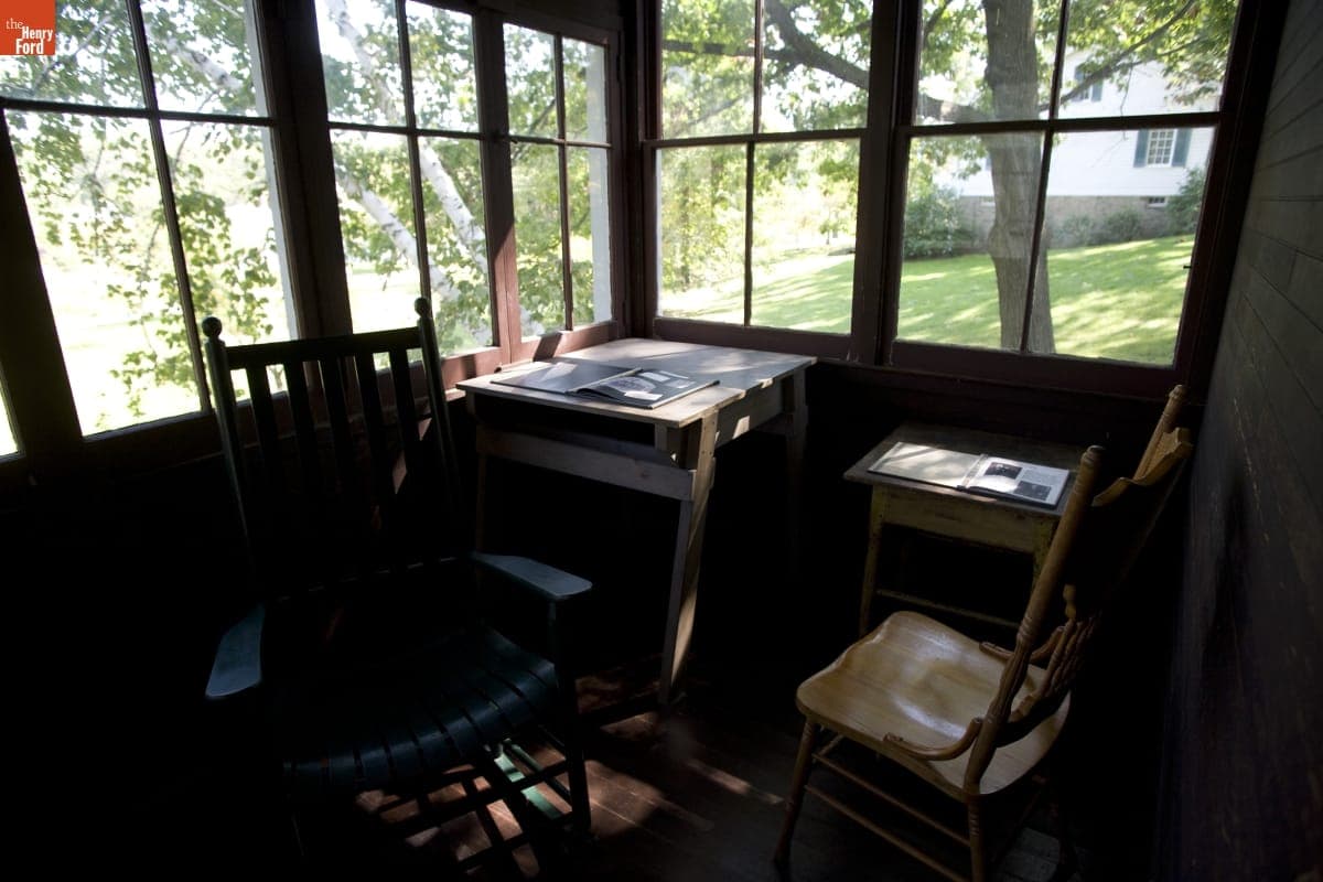 Interior View of Charles Steinmetz Cabin in Greenfield Village, September 2007