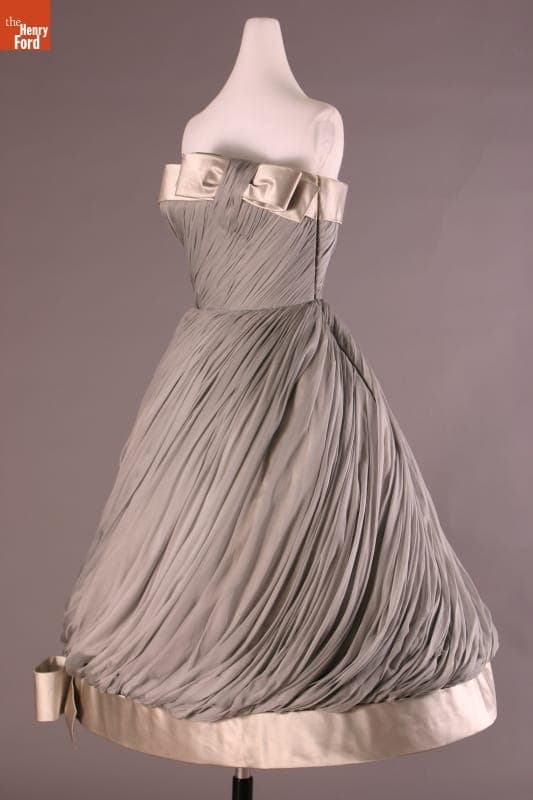 Evening Dress, Worn by Elizabeth Parke Firestone, 1959-1960