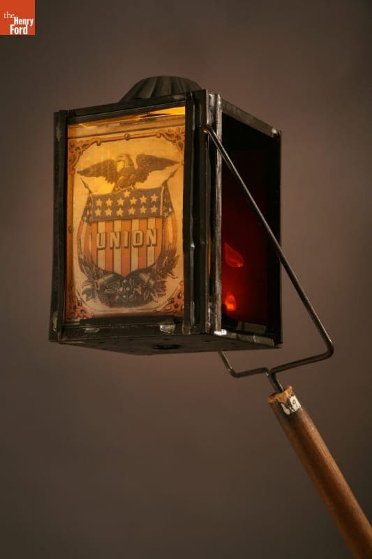 Abraham Lincoln and Andrew Johnson Campaign Torch, 1864