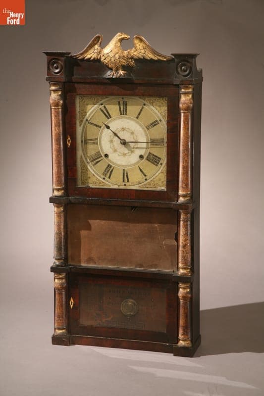 Shelf Clock Used in Abraham Lincoln's Springfield, Illinois Home, 1830