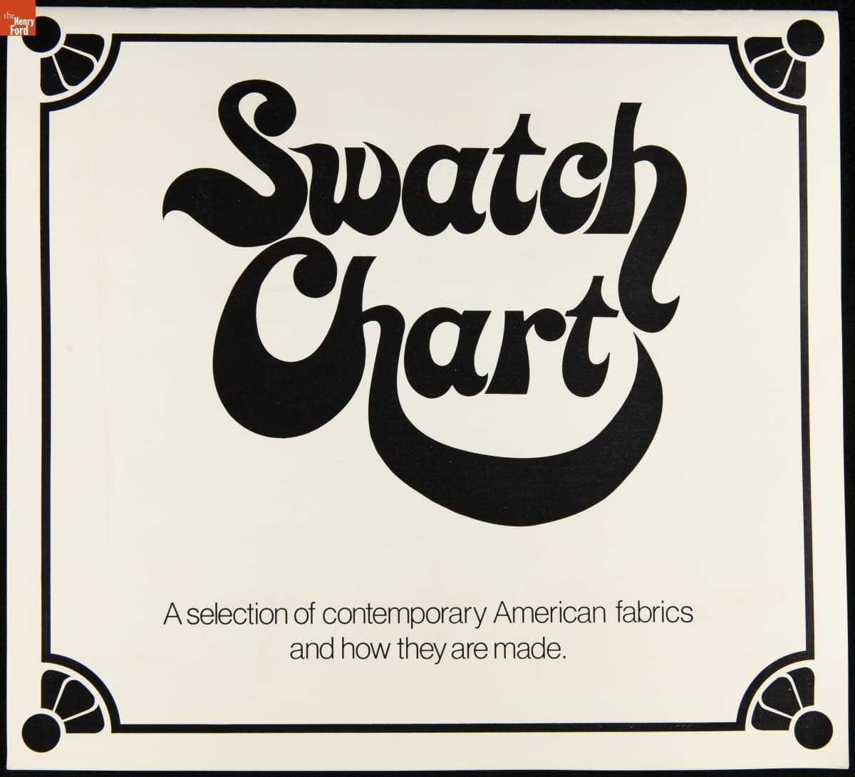 "Swatch Chart: A Selection of Contemporary American Fabrics and How They are Made," 1949-2004
