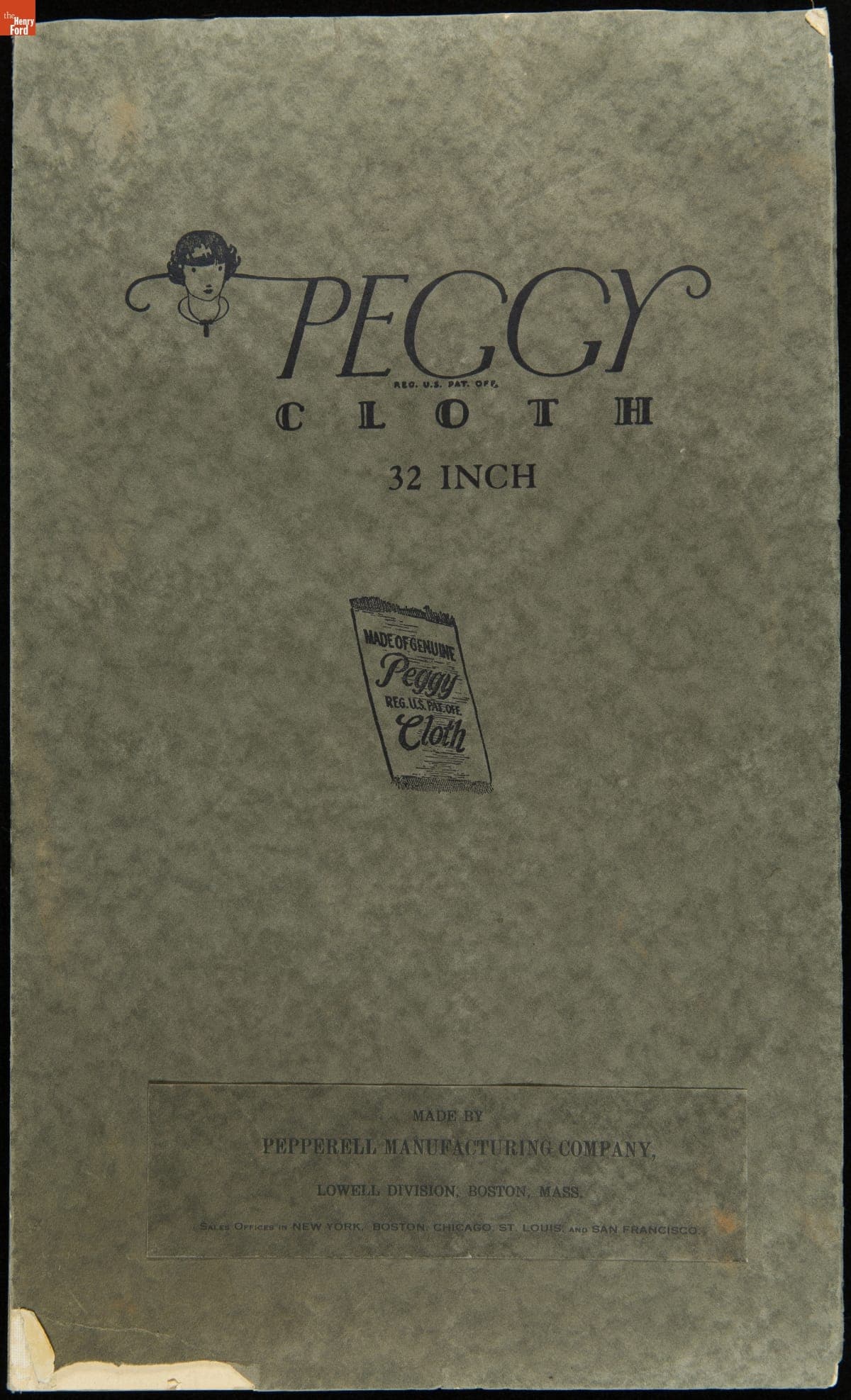 Pepperell Manufacturing, "Peggy Cloth," Sample Book, 1926