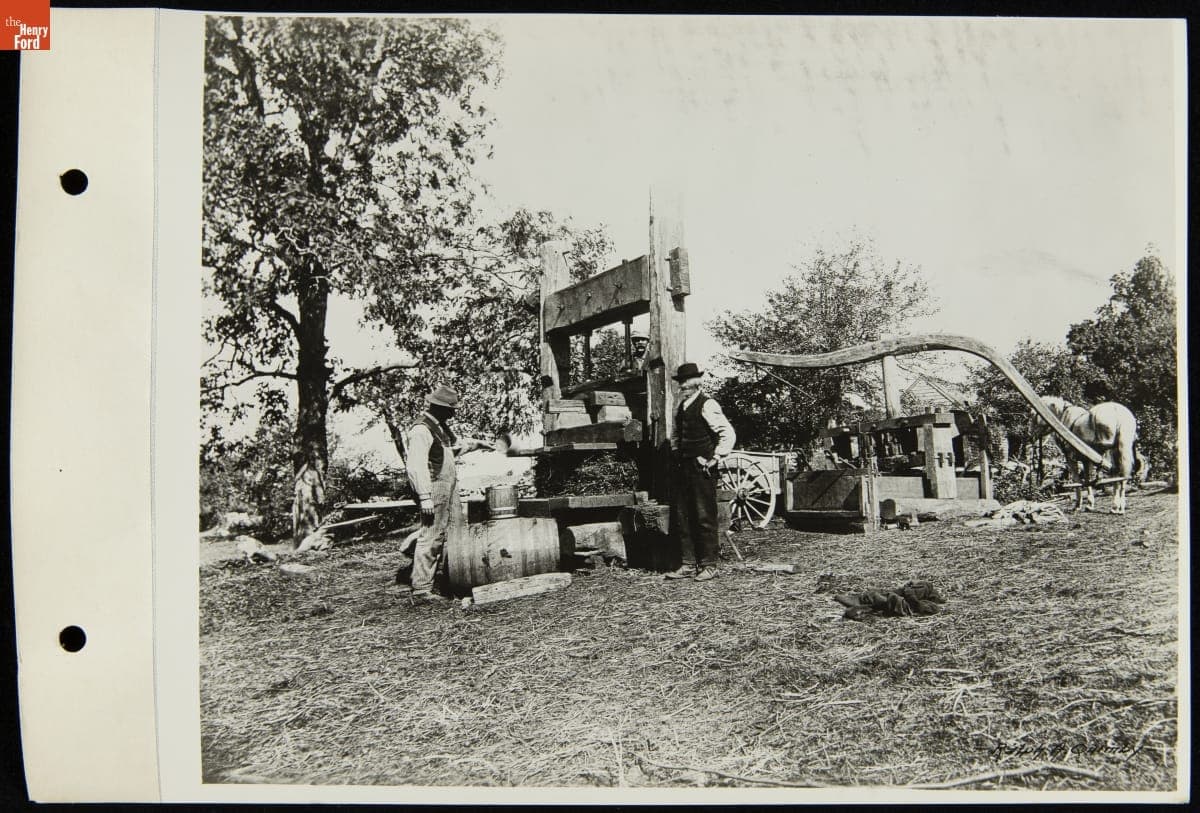 Cider Mill in York, Maine, 1892