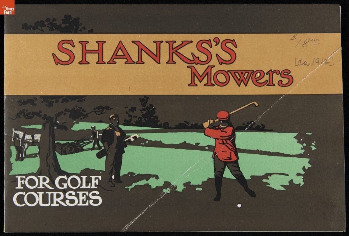 Shanks's Mowers for Golf Courses, circa 1912