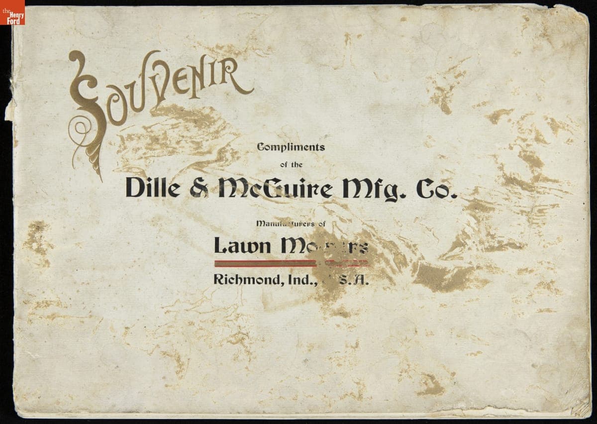Trade Catalog, "Souvenir Compliments of the Dille & McGuire Manufacturing Company: Manufacturers of Fine Lawn Mowers," 1904