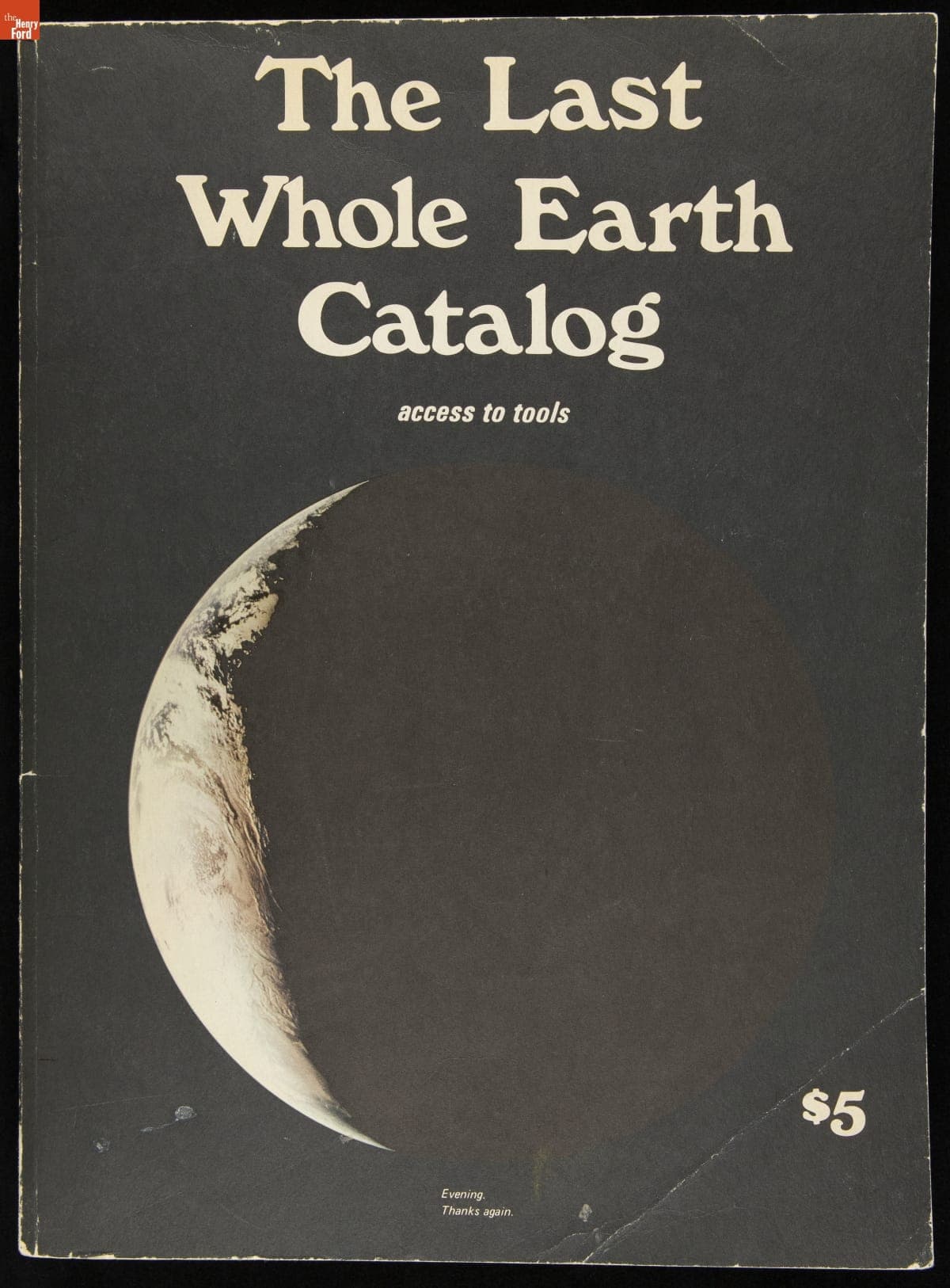 Book, "The Last Whole Earth Catalog," 1971
