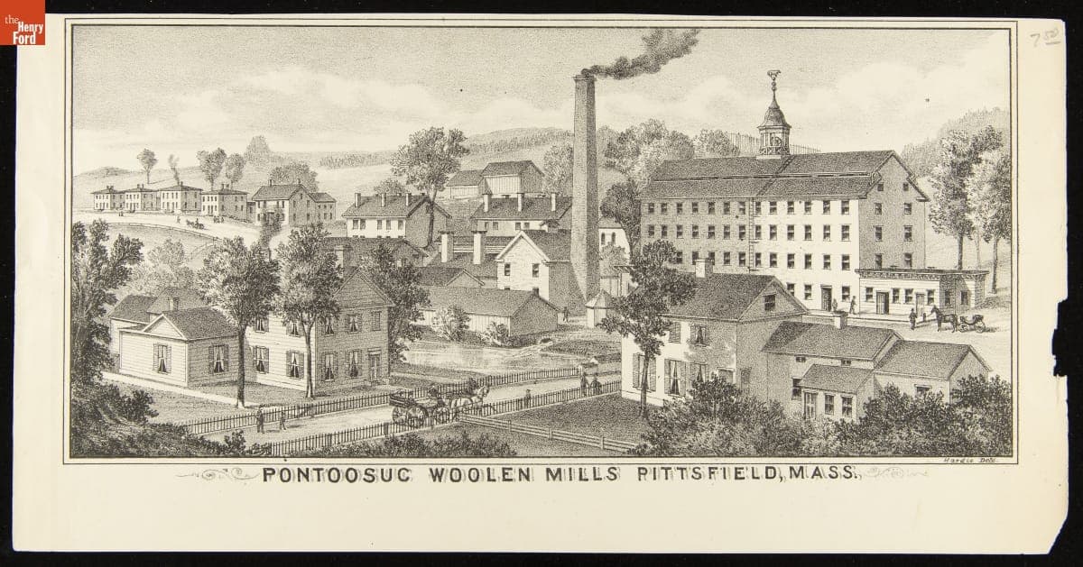Pontoosuc Woolen Mills, Pittsfield, Mass., 1876