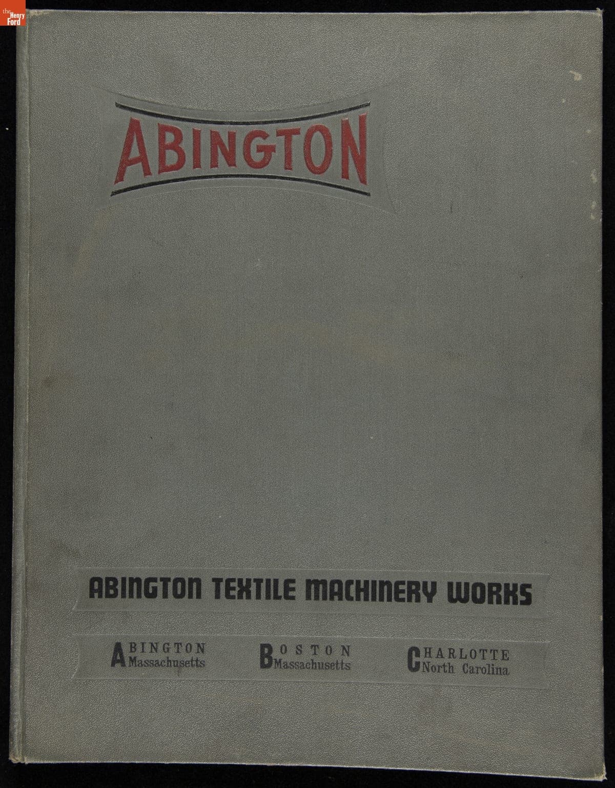 Abington Textile Machinery Works Trade Catalog, "Vacuum Card Stripper and Waste Collecting System," 1920-1929