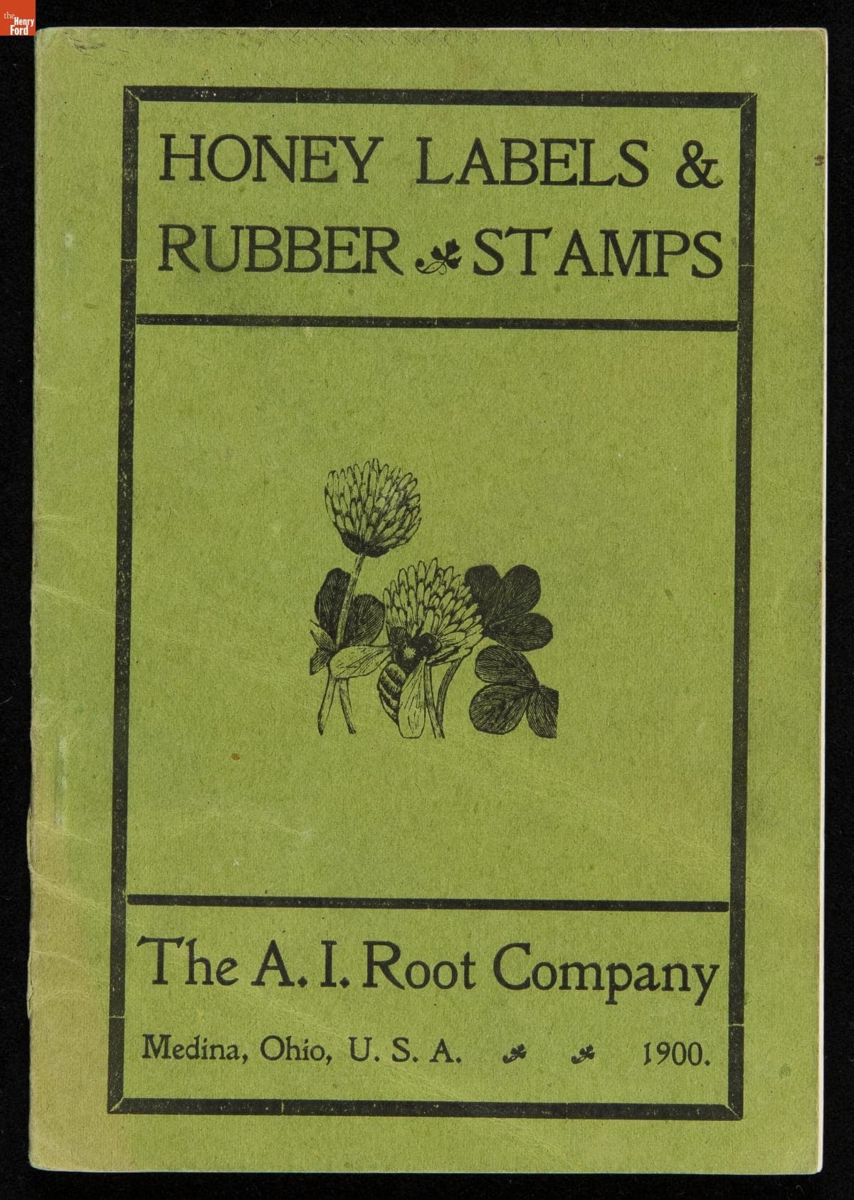 A.I. Root Company Trade Catalog, "Honey Labels and Rubber Stamps," 1900