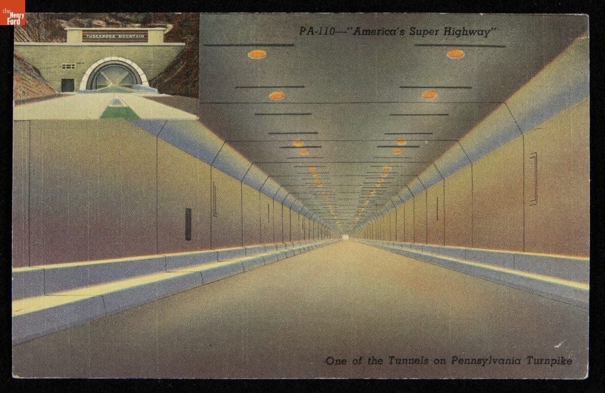 "America's Super Highway," A Tunnel on the Pennsylvania Turnpike, 1940