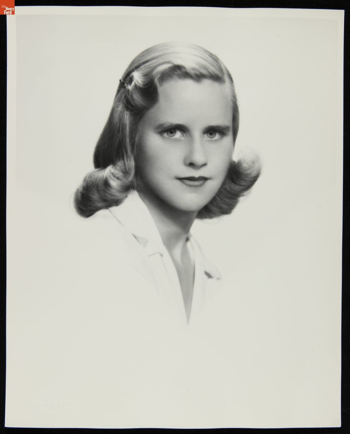 Martha Parke Firestone, Engagement Announcement Photo, September 1946
