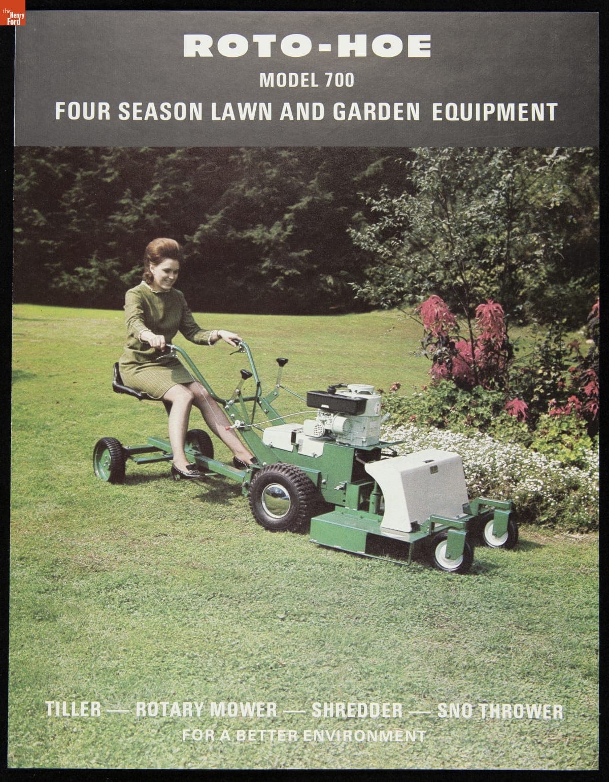 Roto-Hoe Company Sales Brochure, "Roto-Hoe Model 700  Four Season Lawn and Garden Equipment," 1971