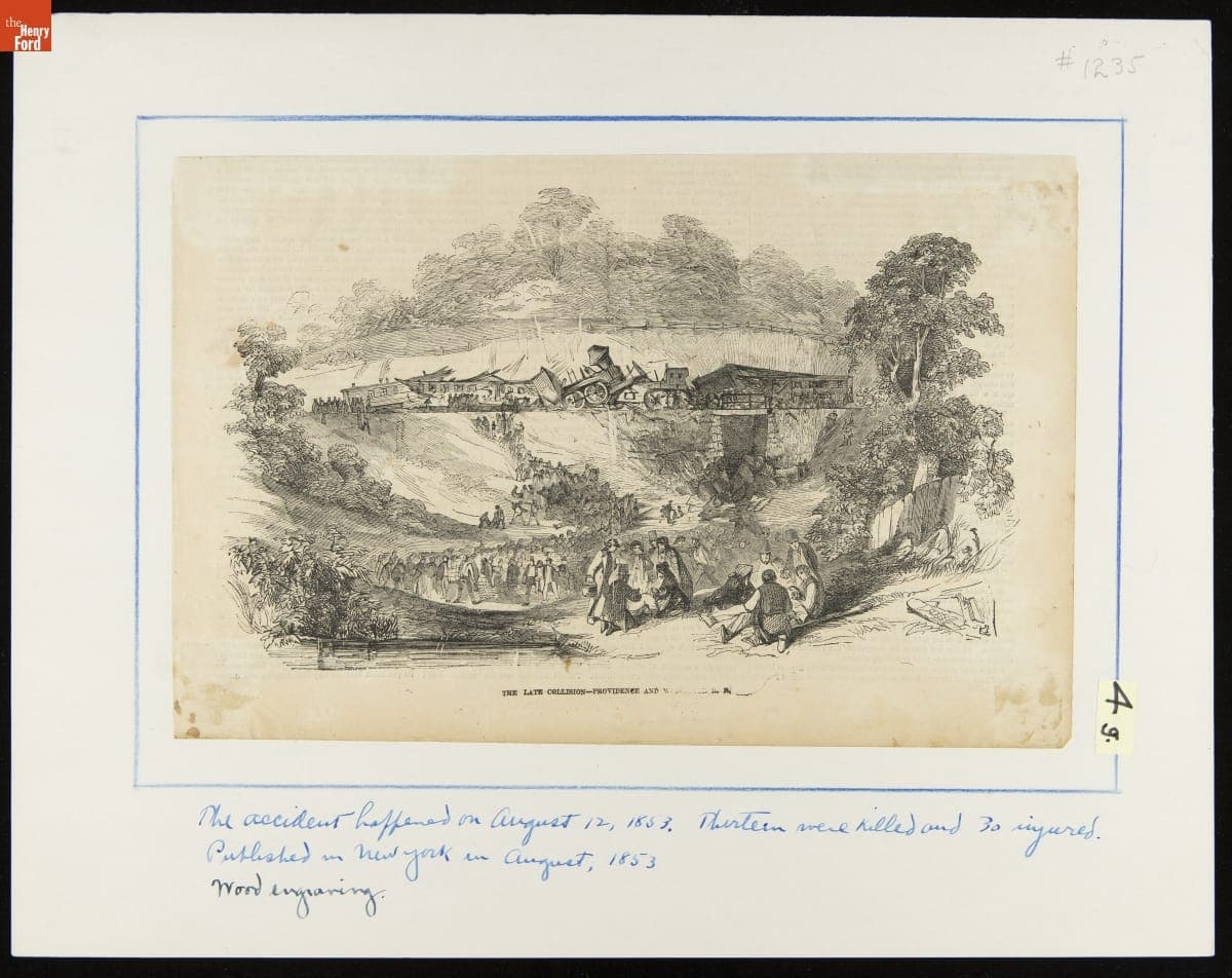 The Late Collision - Providence & Worcester R.R., August 12, 1853