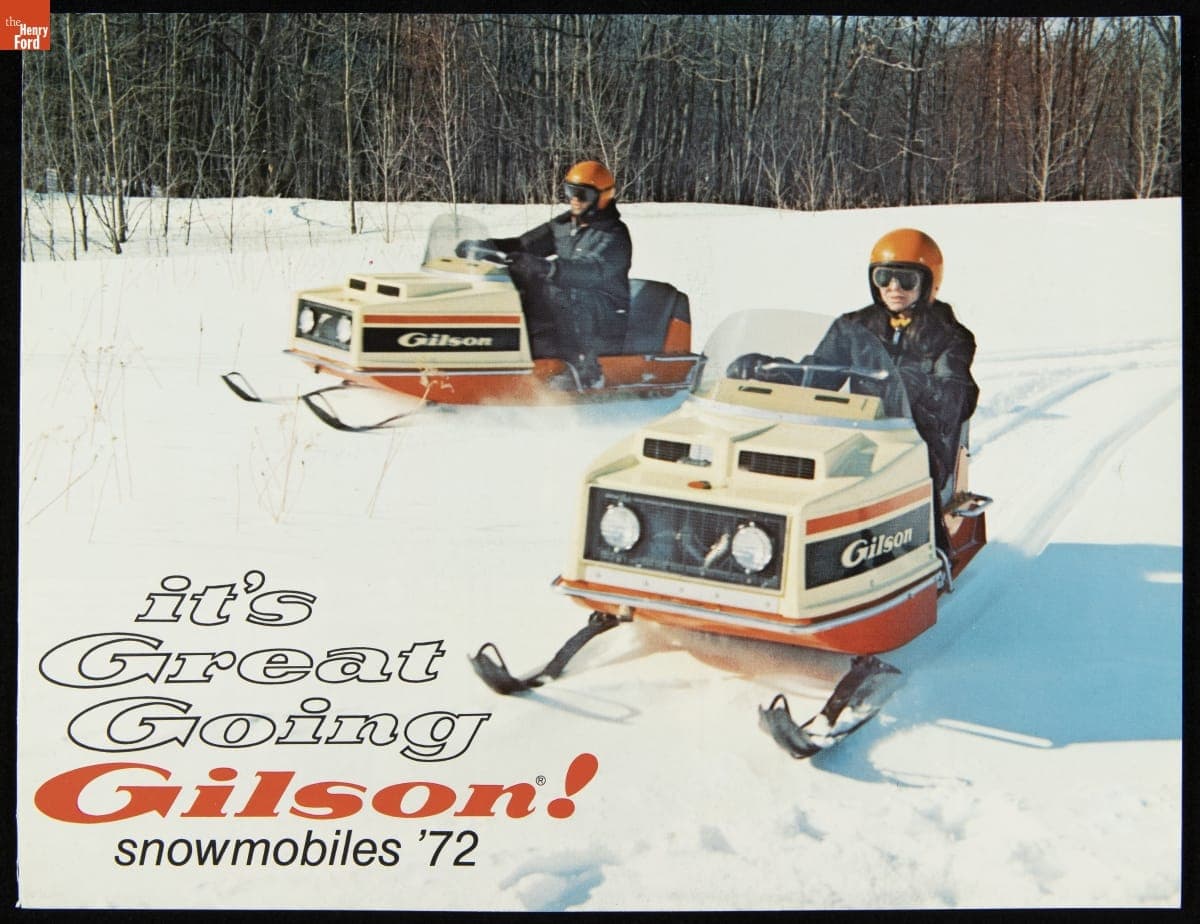 Gilson Brothers Company Catalog, "It's Great Going Gilson! Snowmobiles '72," 1972