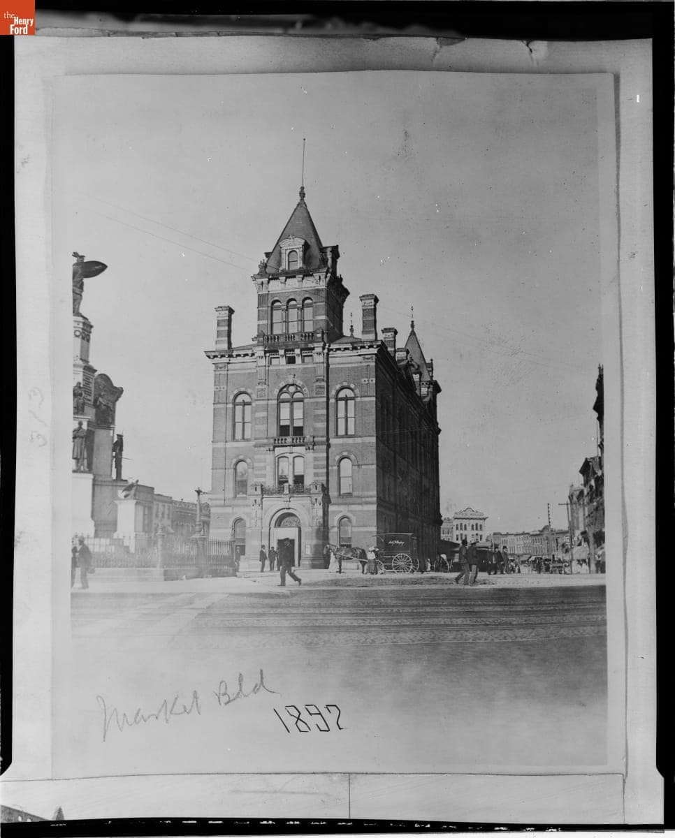 Central Market Building, Detroit, Michigan, 1892