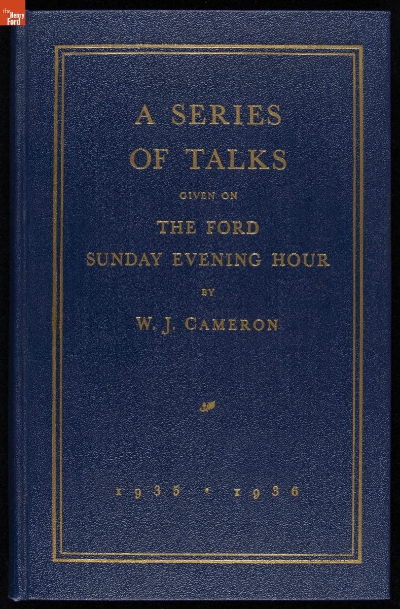 Talks Given on The Ford Sunday Evening Hour, September 1935-June 1936