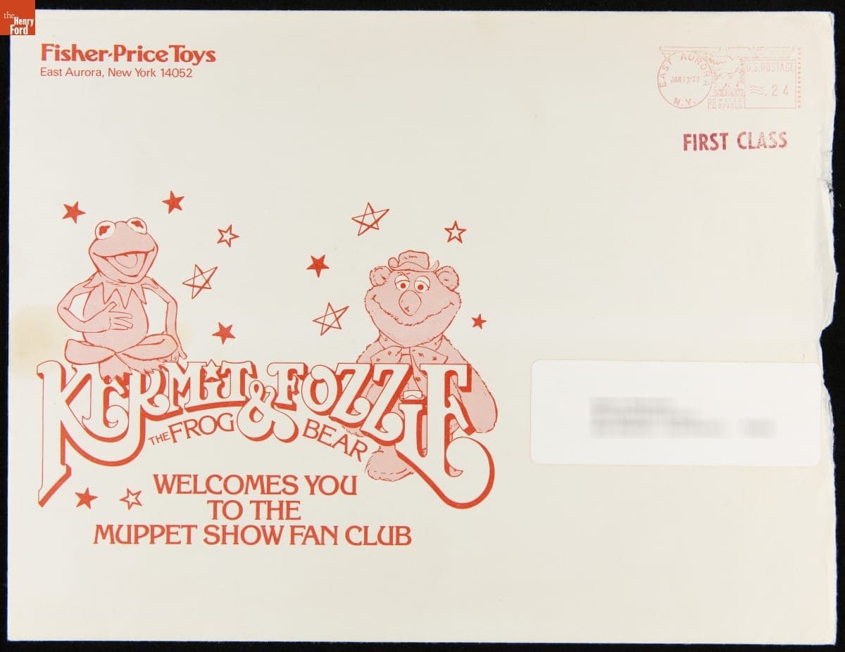 "Kermit the Frog and Fozzie Bear Welcome You to The Muppet Show Fan Club," 1976