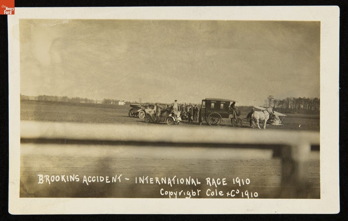Crash of the Wright Model R "Baby Grand" Flown by Walter Brookins at the International Aviation Tournament, 1910