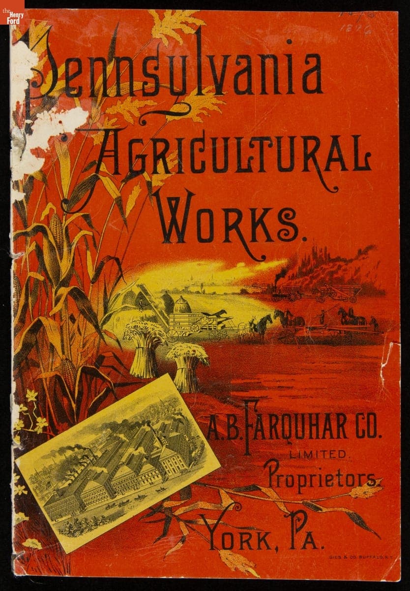 A.B. Farquhar Co., Limited Trade Catalog, "Pennsylvania Agricultural Works," 1896